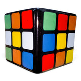 Mug Cubo 3x3 Negro Pocillo Ceramica Coleccion Taza Bebidas