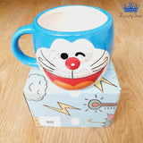 Mug Doraemon Gato Azul Taza Ceramica Anime Pocillo Coleccion