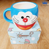Mug Doraemon Gato Azul Taza Ceramica Anime Pocillo Coleccion