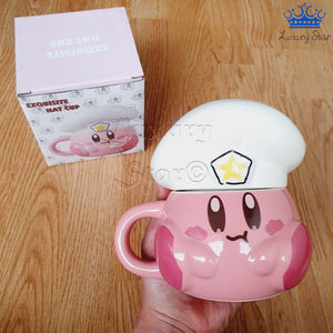 Mug Kirby Taza Ceramica Rosado Videojuegos Pocillo Coleccion