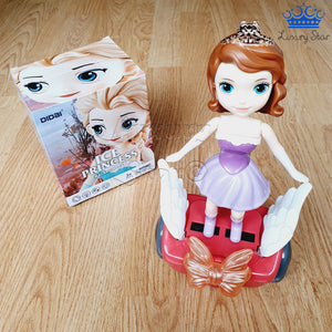 Muñeca Bailarina Princesita Sofia Musica Luces Patineta