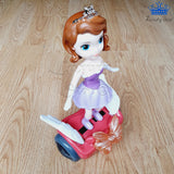 Muñeca Bailarina Princesita Sofia Musica Luces Patineta