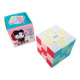Cubo Qiyi 3x3 Neon Warrior Pastel Speedcube Macaron Stickerless Mate