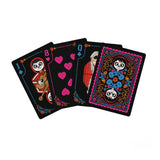 Naipes Poker Disney Coco Pelicula Cartas Baraja Mexico Juego Negro/fucsia Coco Inglés