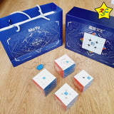 Pack Cubos 2x2, 3x3, 4x4, 5x5 Meilong Magnéticos Moyu