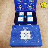 Pack Cubos 2x2, 3x3, 4x4, 5x5 Meilong Magnéticos Moyu
