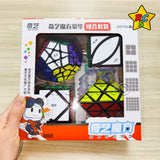 Pack Cubos Qiyi Modificaciones 3x3 Original Negro