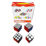 Pack Cubos Rubik 2x2 A 5x5 Qiyi Negro Caja Regalo Speedcube