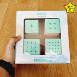 Pack Cubos 2x2, 3x3, 4x4, 5x5 Macaron Pasteles Moyu