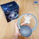 Parlante Astronauta Flotante Aro Luz Colores Bafle Radio Fm
