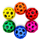 Pelota Antiestres Espichable Huecos Negros Colores Surtidos