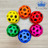 Pelota Antiestres Espichable Huecos Negros Colores Surtidos