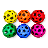 Pelota Antiestres Espichable Huecos Negros Colores Surtidos