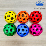 Pelota Antiestres Espichable Huecos Negros Colores Surtidos