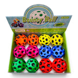 Pelota Antiestres Espichable Huecos Negros Colores Surtidos