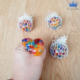 Pelota Slime Cerebro Mini Bolas Hidrogel Multicolor Malla