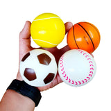 Pelota Anti Estrés Espichable Deportes Espuma X3 Espichar