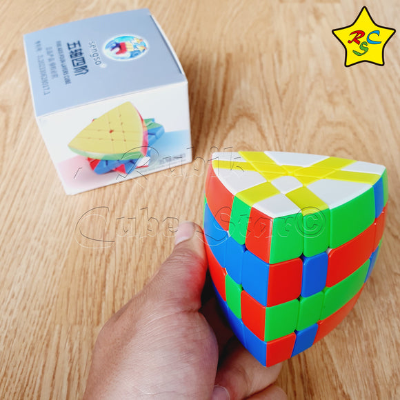Pentahedron 4 Nivel Shengshou 4x4 Cubo Prisma Dificil
