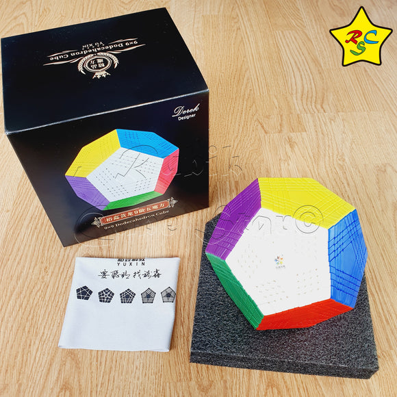 Petaminx Yuxin Megaminx 9x9 Cubo Stickerless Sculpture