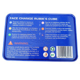 Juego Face Changing Cube Caras Metálico + Tarjeta