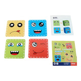 Juego Face Changing Cube Caras Metálico + Tarjeta