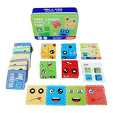 Juego Face Changing Cube Caras Metálico + Tarjeta