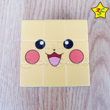 Cubo 3x3 Pikachu Rompecabeza Animado Figuras Anime