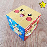 Cubo 3x3 Pikachu Rompecabeza Animado Figuras Anime