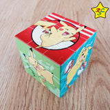 Cubo 3x3 Pikachu Rompecabeza Animado Figuras Anime