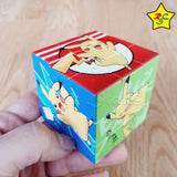 Cubo 3x3 Pikachu Rompecabeza Animado Figuras Anime