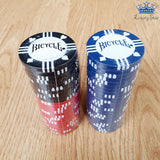 Fichas Poker Profesional Bicycle Gram Clay 50 Chips Casino