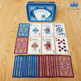 Baraja Plastica Sea King X2 Poker Naipes Caja Metalica