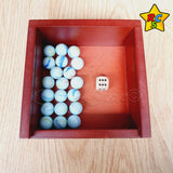 Juego De Mesa ¿por Qué Siempre Yo? Canicas Y Dado De Madera