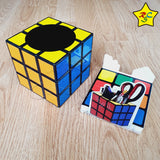 Porta Lapices Cubo 3x3 Magnetico Magic Cube Escritorio