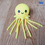 Pulpo Antiestres Espichable Goma Suave Pelota Squishy Espuma Rosado