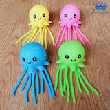 Pulpo Antiestres Espichable Goma Suave Pelota Squishy Espuma Rosado