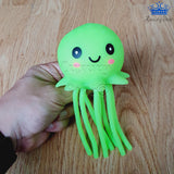 Pulpo Antiestres Espichable Goma Suave Pelota Squishy Espuma Rosado