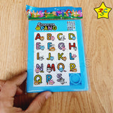 Puzzle 2d Deslizar Letras Abecedario Numeros 20 Piezas Juego