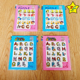 Puzzle 2d Deslizar Letras Abecedario Numeros 20 Piezas Juego