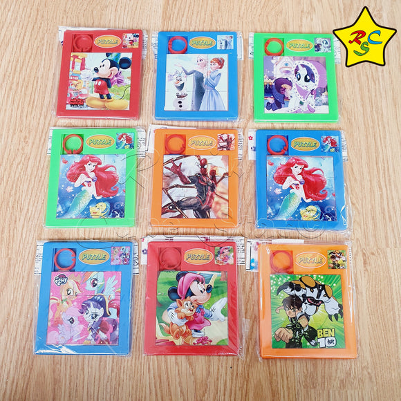 Puzzle 2d Deslizar Figuras Animadas Rompecabezas 9 Piezas