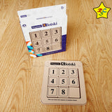 Puzzle 2d Klotski Cuadrado Magnético Números Rompecabezas