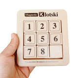 Puzzle 2d Klotski Cuadrado Magnético Números Rompecabezas
