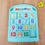 Puzzle 2d Magnetico Azul Klotski Deslizar Qiyi 16 Numeros