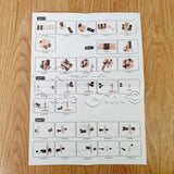 Set Puzzles Ensamblar Madera Desarmar Destreza Mental X9