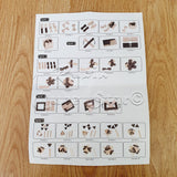 Set Puzzles Ensamblar Madera Desarmar Destreza Mental X9