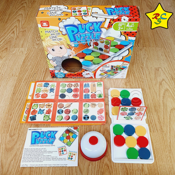 Puck Puzzle Deslizar Juego De Mesa Race Patrones Color