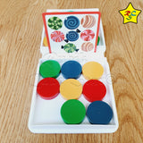 Puck Puzzle Deslizar Juego De Mesa Race Patrones Color