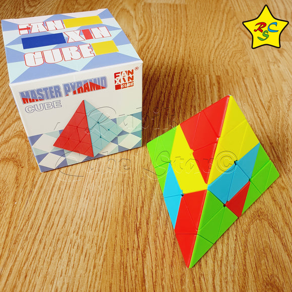 Master Pyraminx 4x4 Fanxin Cubo Qiyi Piramide Speed