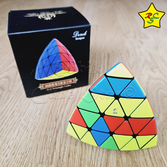 Pyraminx 5x5 Huanglong Yuxin Cubo Stickerless Piramide