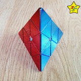Pyraminx 3x3 Metalizado Brillante Cubo Rubik Shengshou Stickerless Metalizado